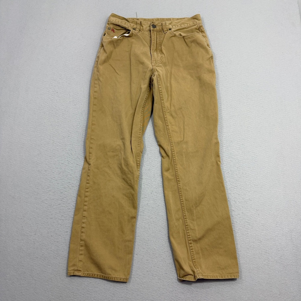 Polo Ralph Lauren Pants Men's 30x30 Tan Chino Straight Leg Twill Casual Workwear